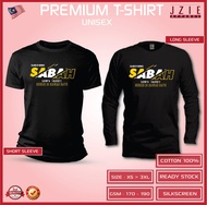 T-Shirt Cotton 100% Negeri Sabah Shirt Lelaki Shirt perempuan Baju lelaki Baju perempuan lengan pendek lengan panjang