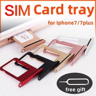SIM Card tray For Iphone7/7Plus Card slot drawer Holder drawer chip card tray Sim Card Reader Socket