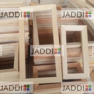 KAYU Jaddi Wood Spanram 18x18 cm frame in wood painting canvas frame