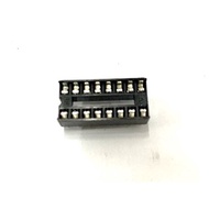 IC & Component Socket, DIP Socket, 2.54 mm, 7.62 mm, Phosphor Bronze (8/9 contact)