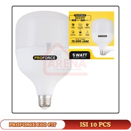CAHAYA (10 Pcs) LED Bulb Lamp T Bulb Proforce LED Capsule TBulb 5W 10Watt 15 W 20Watt 30Watt White L
