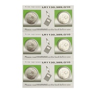 [SG] [6 Pieces] T&E AG10 SR1130SW LR1130 389 Alkaline Button Battery