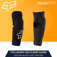 Fox Youth Launch D3O Elbow Guard [BLK] OS Youth Launch D3O® Elbow Pads Budak