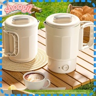 SHOOGEL Electric Kettle, 800ml Portable Mini Kettle, Upgraded  Foldable Detachable 304 Stainless Ste