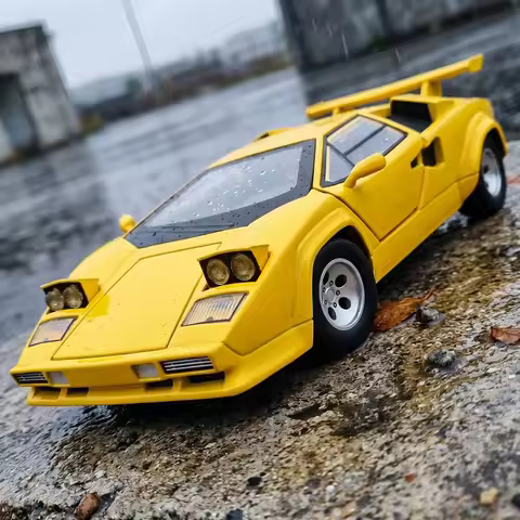 Spray 1:24 Countach LP500S Supercar Alloy Metal Diecast Model Car Simulation Vehicle Home Trendy Orn
