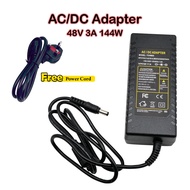 AC/DC Adapter DC 48V 3A 144W / 48V 5A 240W Power Adapter 2.1~2.5MM X 5.5MM