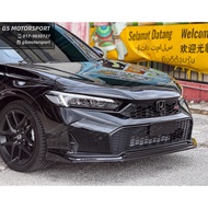 civic fe facelift front lips thai look gloss black