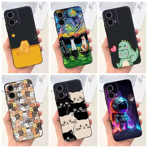 For Motorola Moto G24 Case XT2423-1 Cute Fashion Cartoon Cover Soft Silicone Phone Case For Motorola