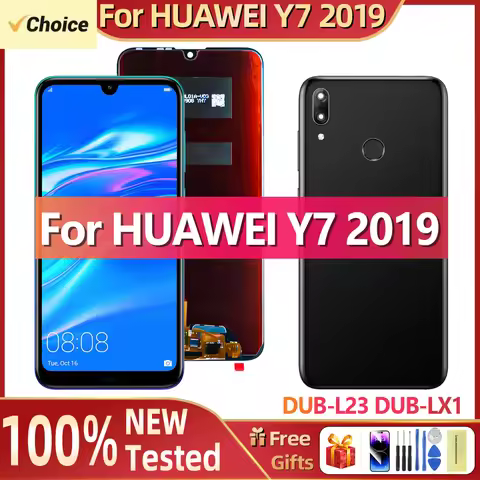 NEW 6.26" Y7 Prime 2019 Display For Huawei Y7 2019 LCD Touch Screen Digitizer DUB-L23 DUB-LX1 Y7 Pro