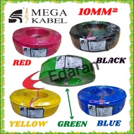 (X1 METER) 10MM² MEGA Kabel Insulated PVC 100% Pure Copper Cable (SIRIM APPROVE)