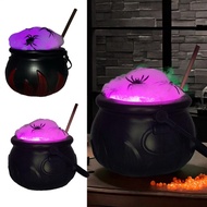 Halloween Cauldron Witch Calderon Pot Buckets Changing Color Cauldron Lighted Decoration for Lawn Ya