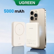 UGREEN 5000mAh Magnetic Wireless PD15W 2-in-1 Power Bank