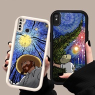 MK-103 Van gogh illustration Soft Silicone Casing for Xiaomi Redmi Note 9A 9T 7 6A POCO M3 Pro