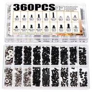 ELECTRAPICK 360pcs M2 M2.5 M3 Notebook Screws Kit Flat Head Screw M2 Screw M2.5 Screw M3 Screw