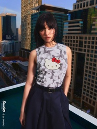 Pomelo. ♥ Hello Kitty เสื้อแขนกุดพิมพ์ลายแอปเปิ้ล / Pomelo. ♥ Hello Kitty Apple Print Tank Top