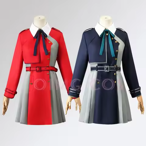 Lycoris Recoil Nishikigi Chisato Cosplay Inoue Takina Costumes Women Dress for Halloween Party Carni