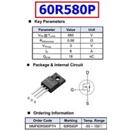 (5con)MOSFET N-CH 4A 5A 8A 15A 18A 20A 650V TO220F 4N65 5N50 18N50 K15A50D 60S280CE 60R580QS P9NK50