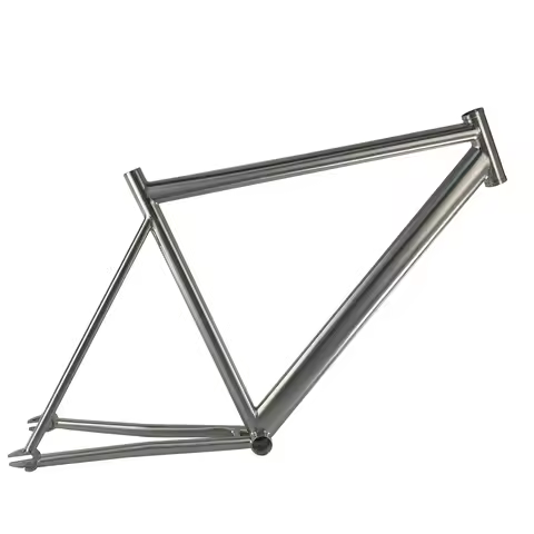 Single speed newest titanium fixed gear road bike frame