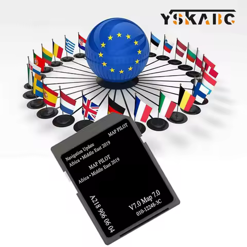 GPS Maps Africa Middle East Version for Mercedes GL GLA GLE GLS-class Car GARMIN Navigation SD Card 