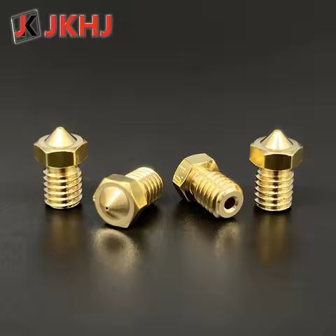 10psc E3D Nozzle 3D Printer Parts Brass Hotend Nozzle High Precision Nozzle 0.2/0.3/0.4/0.5mm for V5