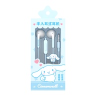 Sanrio JS-0132 fon telinga berwayar 3.5mm dalam telinga Headphone dengan mikrofon Headset