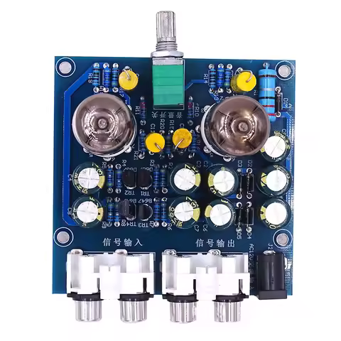 A01K-AC 12V 1A 6J1 Value Preamp Tube Preamp Amplifier Board Preamplifier Headphone DIY Kits
