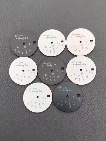 Mod 28.5mm Watch Dial with 6 Dial Fixing Feet Fits NH35 7S26 4R Movement for SKX00 SRPD Turtle Abalo