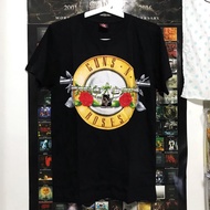 Roses Guns Rose Band T-Shirt Thai Version NEW Gun Flower 2025 Imported [] B-3 n'Guns Rock Short Slee
