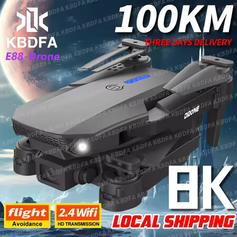 KBDFA 2024 New E88 Pro WIFI FPV Drone Wide Angle HD 4K Camera Height Hold RC Foldable Quadcopter Dro