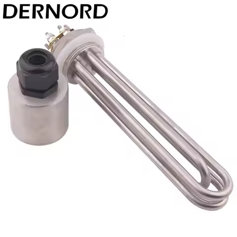 DERNORD DN40 Water Heater 220V 380V Immersion Heating Element 3KW/4.5KW/6KW/9KW/12KW 1.5" Thread Ele