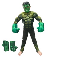 [Week Deal] Boy Superhero Foam Glove Costume Captain America Shield Kids Toy Hulk Cosplay Mask Costu