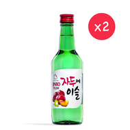 真露 - 韓國JINRO真露布冧燒酒 Plum Soju 2x360ml #48178308 #新舊包裝隨機發貨