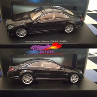 Diecast Mercedes Benz CL63 AMG Coupe Black by AutoArt Scale 1:43 BS27