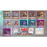 Yugioh 1106 Burst of Destiny BODE Xiangjian Set 相剣卡组 BODE-JP003 JP004 JP005 JP006 JP007 JP041 JP042 