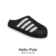 Hello Polo รองเท้าแตะผู้ชาย ผู้หญิง แบบสวม EVA  กันลื่น รองเท้าหัวโต แฟชั่น พื้นหนานุ่ม HP8041 ส่งเร