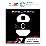 Feet chuột PTFE Corepad Skatez CTRL Zowie U2 Wireless / FK2-DW / ZA13-DW / S2-DW (2 bộ) - Hàng Chính