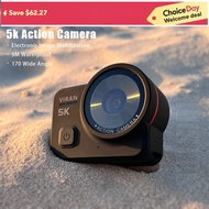 CERASTES V10 5K Action Camera Electronic Image Stabilization 2" Touch LCD 4K Waterproof Action Camer