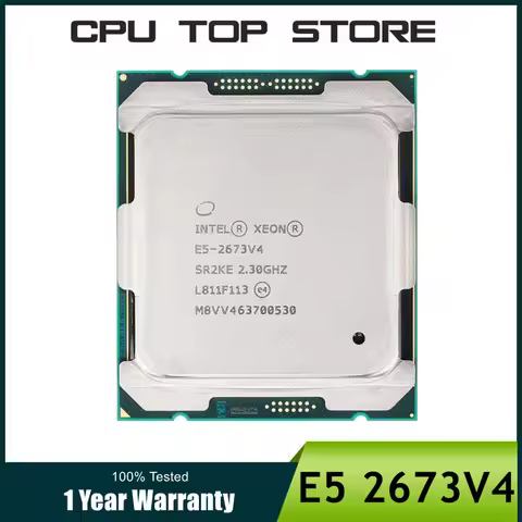 Intel Xeon E5 2673 V4 Processor SR2KE 2.3Ghz 20 Core 135W LGA 2011-3 CPU 2673V4