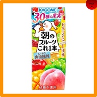 Kagome, morning fruit juice, 200ml per bottle, 24 bottles