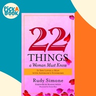 [100% Original Books] - 22 Things a Woman Must Know If She Loves a Man with A by Rudy Simone (UK edi