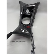 AEROX 155 V1 NVX V1 CARBON KEVLAR SEAT BOTTOM COVER Aerox 155 V1 Seat Aerox Seat