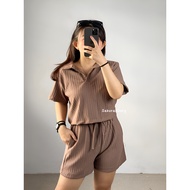 Sakura Glory - PREMIUM HYERI RIB KNIT SET ALL SIZE FIT TO XL TOP/ BLOUSE/ BOTTOM/ WOMEN'S/ ADULT/ DI