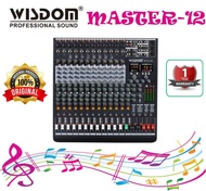 Diskon 20% Mixer Wisdom Master 12-Channel Mixer Audio Dengan Bluetooth