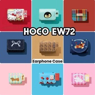 【超值】For HOCO EW72 Case Cute Cartoon Textile Crafts Earphone Case Casing Cover