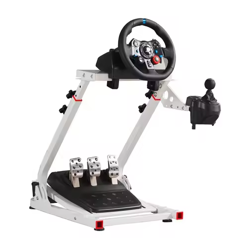 Folding racing emulator game steering wheel bracket for SmartMast moza