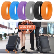 [ Wholesale ] Luggage Wheels Cover To Reduce Noise / Travel Luggage Suitcase Accessories / Silicone Wheels Protector for Luggage / Multi-color Luggage Wheels Protector