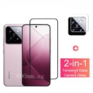 For Xiaomi 14 Tempered Glass Screen Protector For Xiaomi 14 Pro 13T 12 Lite 12T Pro 12X 11T Mi 11 Ultra Full Cover Glass Film and Camera Protector