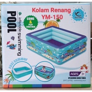 Jumbo Portable Children's Swimming Pool - Portable Rubber Swimming Pool - Portable Swimming Pool