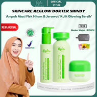 Paket Reglow Skincare Dr Shindy Original BPOM Free Pouch dan Masker Wajah Skincare Glowing Penghilan