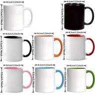 Custom Photo Mug - Double-sided Printed Coffee Tea Cup，11Ounce，8Colors - Microwave Oven&Dishwasher S